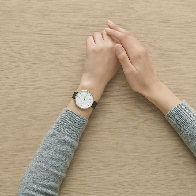 Skagen SKW2723 นาฬิกาผู้หญิง Skagen รุ่น SKW2723, Karolina Blue Leather Quartz Women's Watch