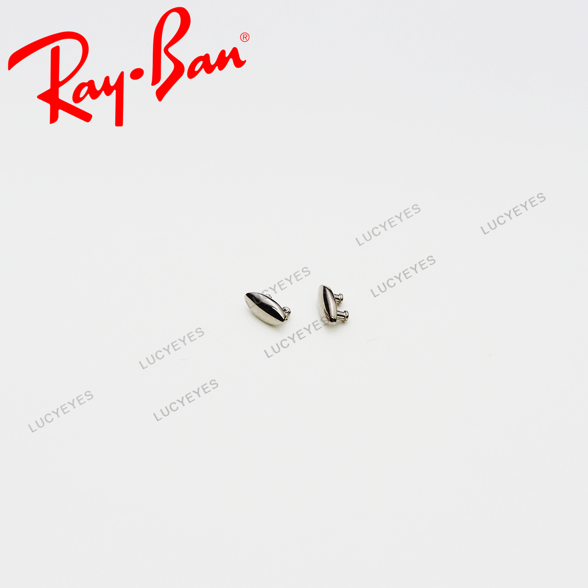 น๊อตเม็ดข้าว RAYBAN แท้ 100% RB2132F, NEW WAYFARER สีเงิน