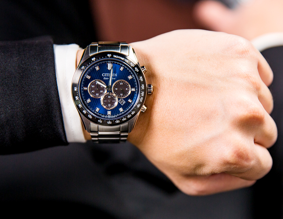 Citizen CA4454-89L นาฬิกาผู้ชาย Eco-Drive Chronograph Men's Watch