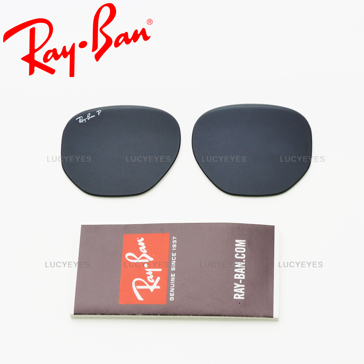 เลนส์ RAYBAN แท้ 100% RB3548N 001/58, HEXAGONAL เลนส์สีเขียว Polarized