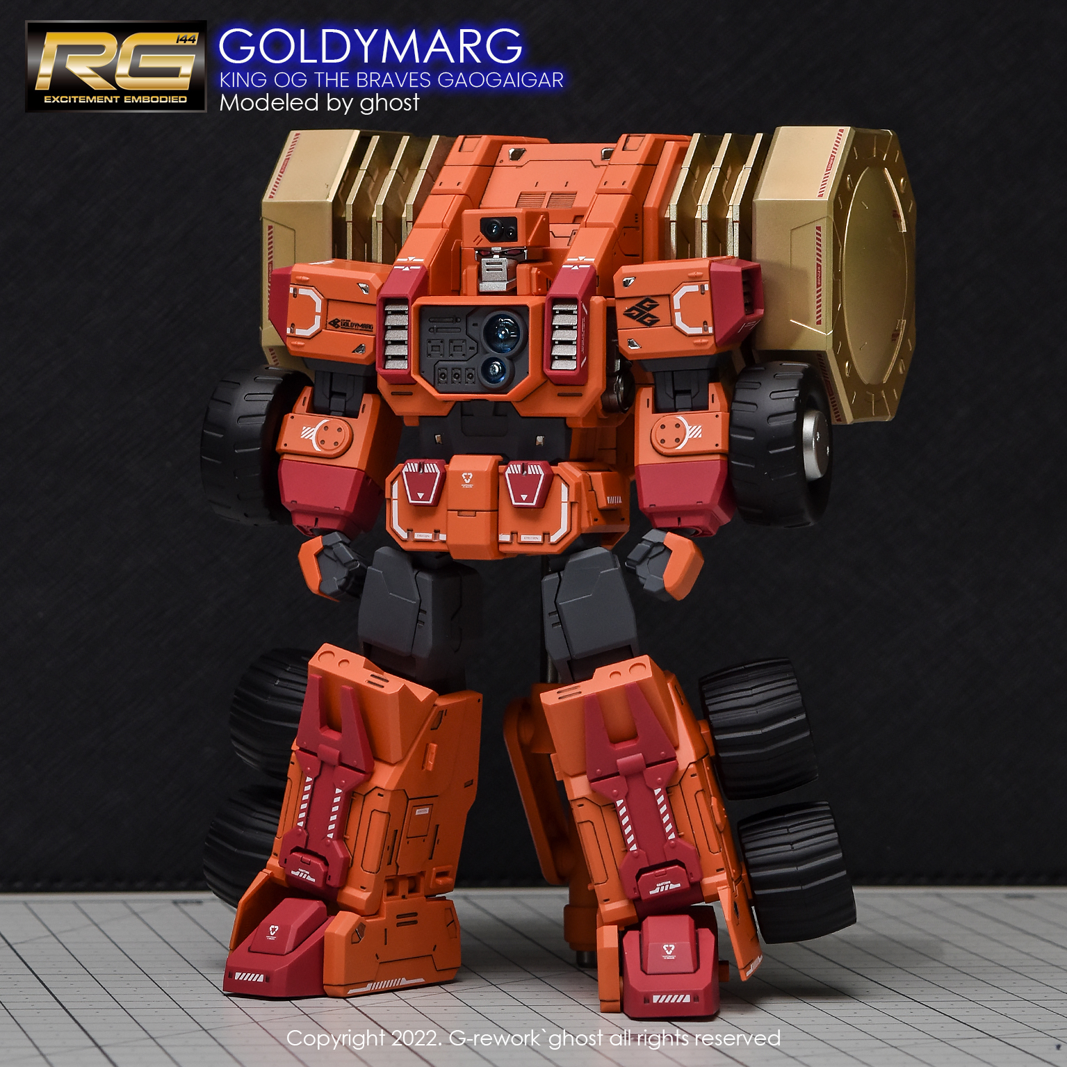 G-REWORK CUSTOM DECAL RG GOLDYMARG