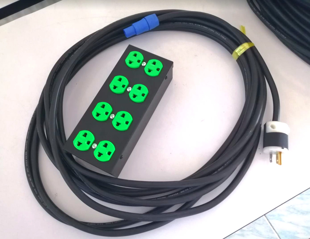 TECHCRON กล่องปลั๊ก รวมสาย 10เมตร