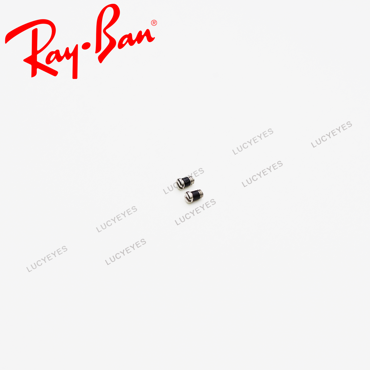 น๊อตแว่น RAYBAN แท้ 100% RB3479, AVIATOR FOLDING, RB3532, ROUND METAL FOLDING สีเงิน