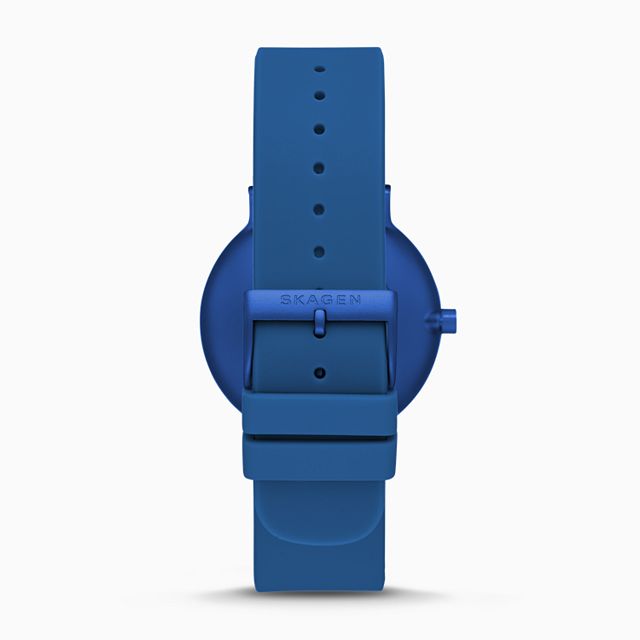 Skagen SKW2817 นาฬิกาผู้หญิง Aaren Kulor Blue Silicone Quartz Women's Watch