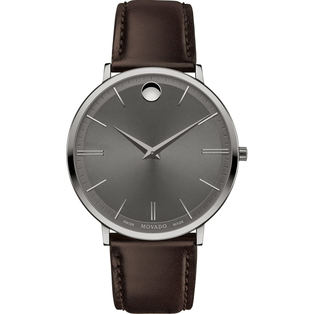 Movado 0607377 นาฬิกาผู้ชาย Ultra Slim Quartz Men's Watch