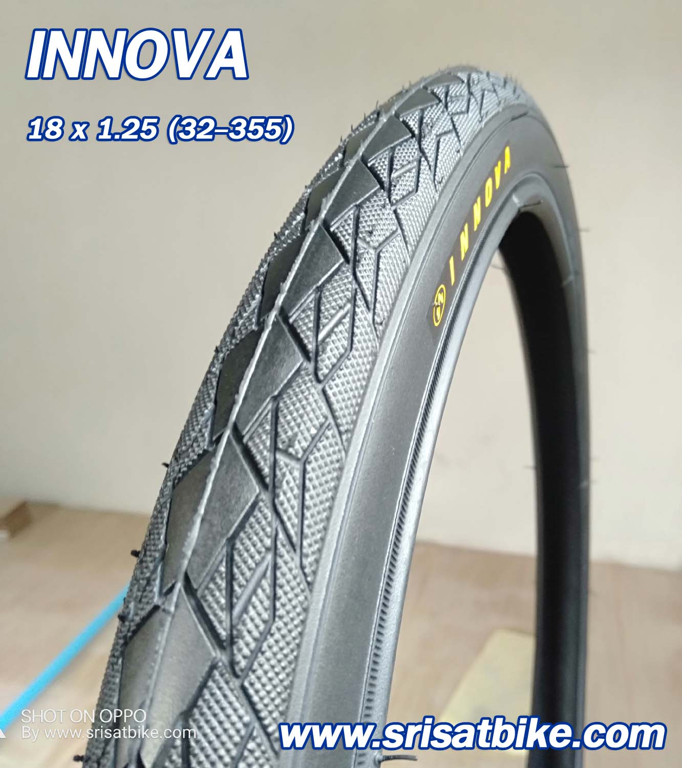 ยางจักรยาน 18 x 1.25 (32-355) INNOVA