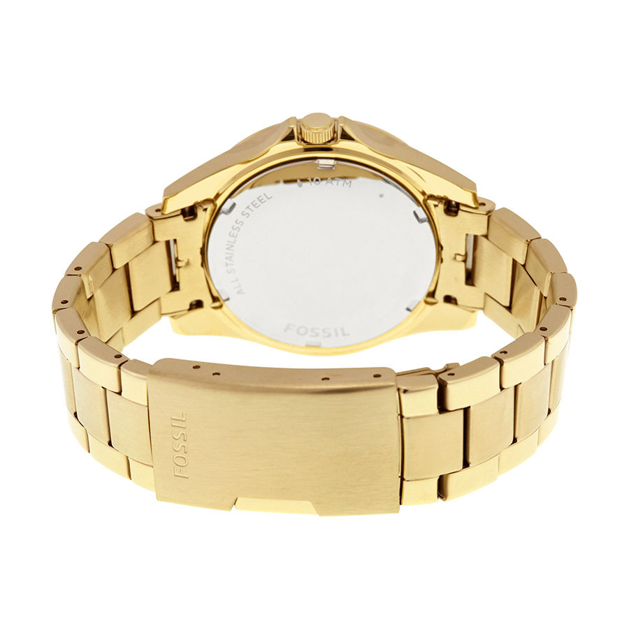 Fossil ES3203 นาฬิกาผู้หญิง Fossil รุ่น ES3203, Riley Multi-Function Gold tone Women's Watch