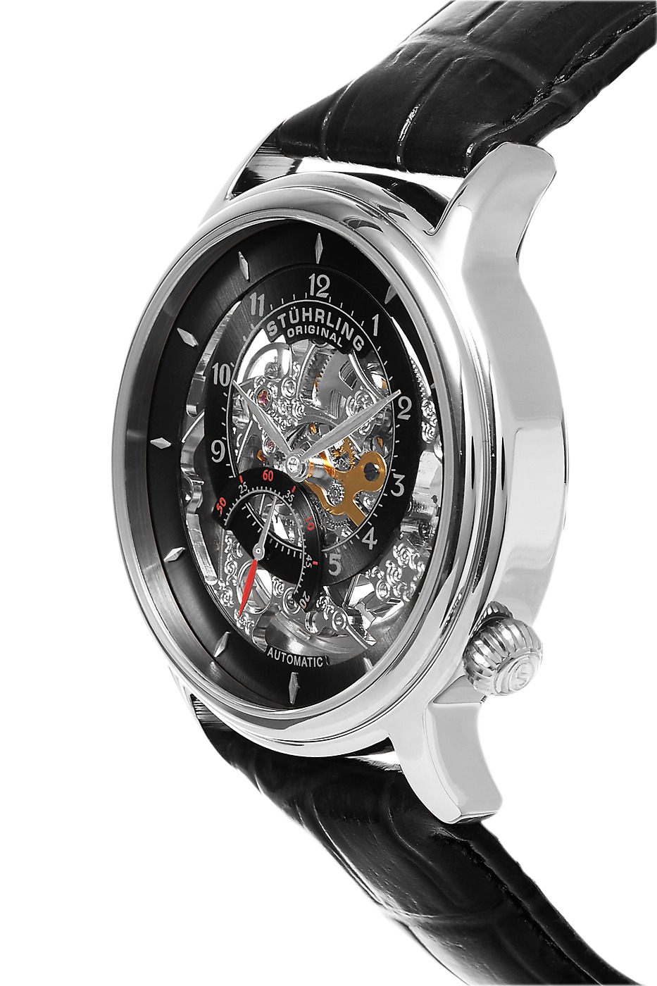 Stuhrling Original 782.02 นาฬิกาผู้ชาย Stuhrling Original รุ่น 782.02, Legacy Automatic Skeleton Men's Watch