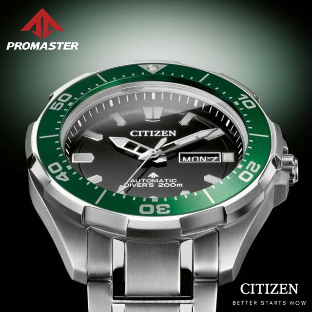 Citizen NY0071-81E นาฬิกาผู้ชาย Promaster Marine Automatic Divers Super Titanium Men's Watch