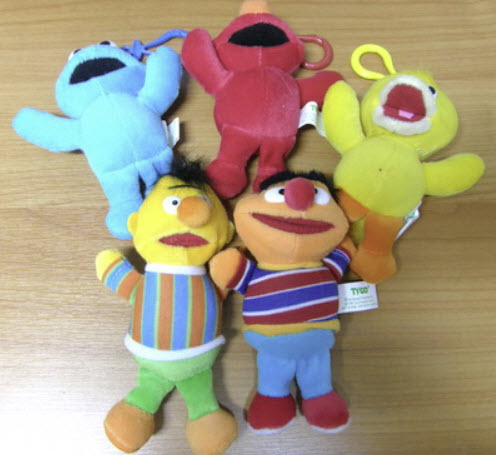 เซซามิ สตรีท (Sesame Street) ชุด 5 ตัว ขนาด 4-5 นิ้ว