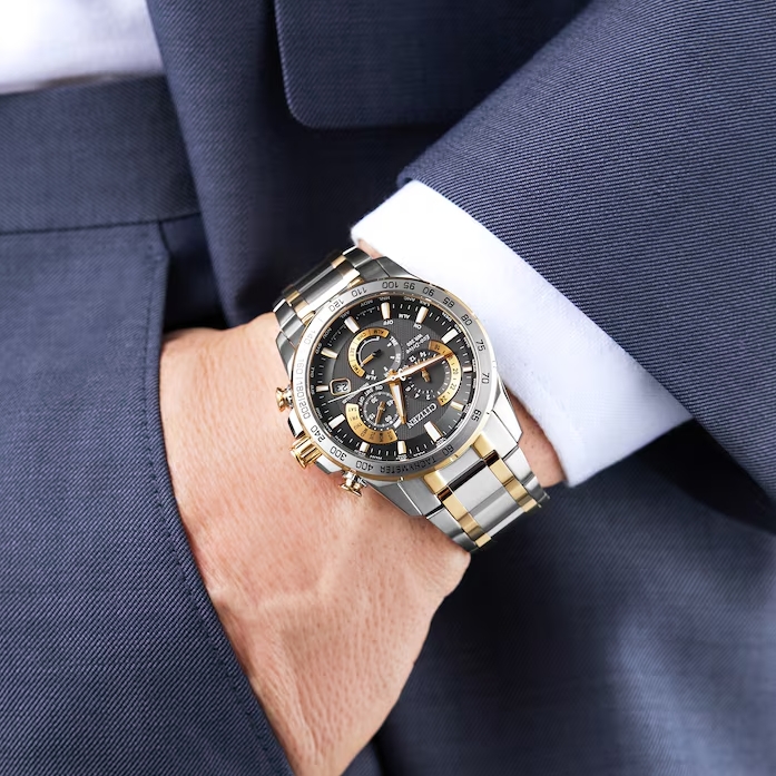 Citizen CB5894-50E นาฬิกาผู้ชาย Eco-Drive PCAT Atomic Timekeeping Radio-Controlled Men's Watch