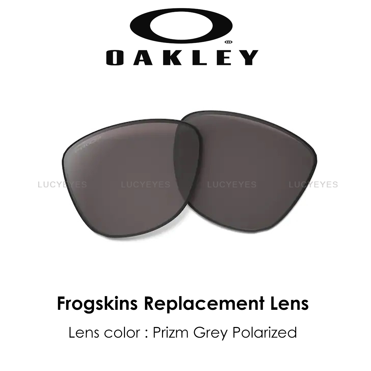 อะไหล่เลนส์ Oakley Frogskins OO9245 - สี Prizm Grey Polarized