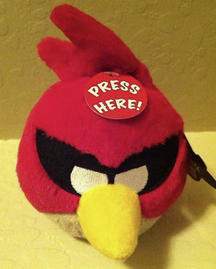 นกสีแดง ในชุด Angry Birds Space ขนาด 5 นิ้ว ร้องได้
