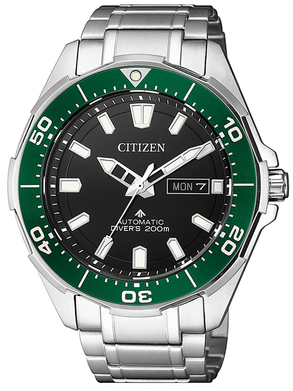 Citizen NY0071-81E นาฬิกาผู้ชาย Promaster Marine Automatic Divers Super Titanium Men's Watch