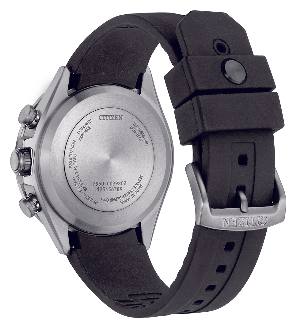 Citizen CC4050-18L นาฬิกาผู้ชาย Eco-Drive Satellite Wave GPS Men's Watch