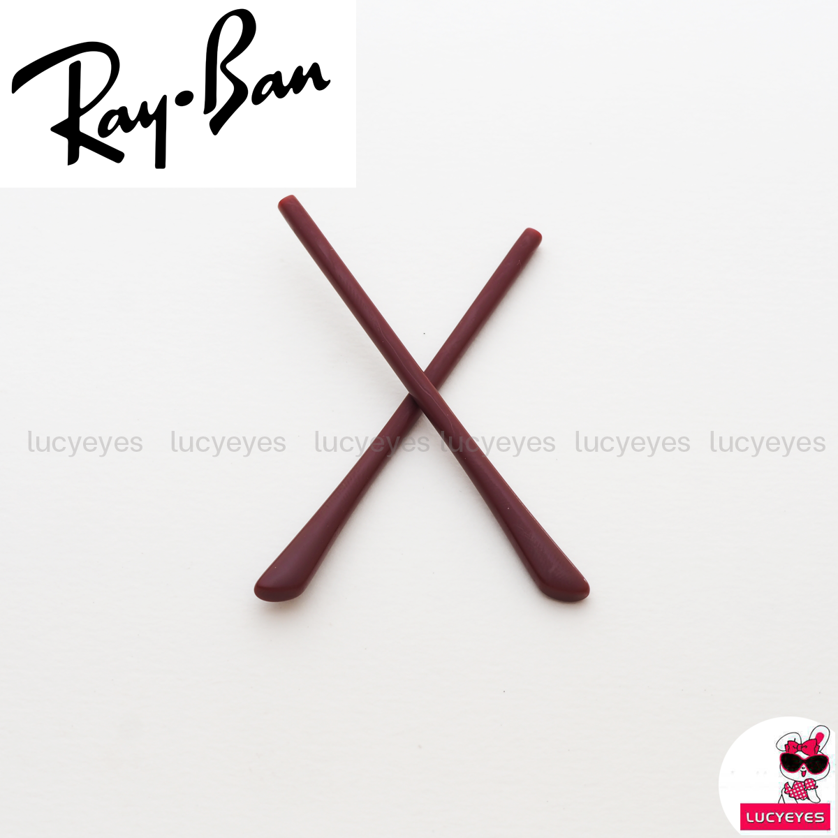 ยางหุ้มขาแว่นสายตา RAYBAN RX6440 แท้ 100% (สีเลือดหมู)