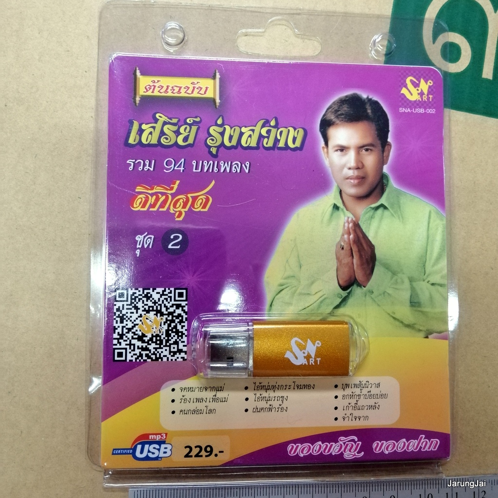 usb เสรีย์ รุ่งสว่าง ดีที่สุด ชุด 2 จดหมายจากแม่ ร้องเพลงเพื่อแม่ ปกม่วง mp3 usb sna