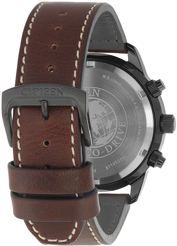 Citizen CA0695-17E นาฬิกาผู้ชาย Eco-Drive Chronograph Aviator Pilot's Men's Watch