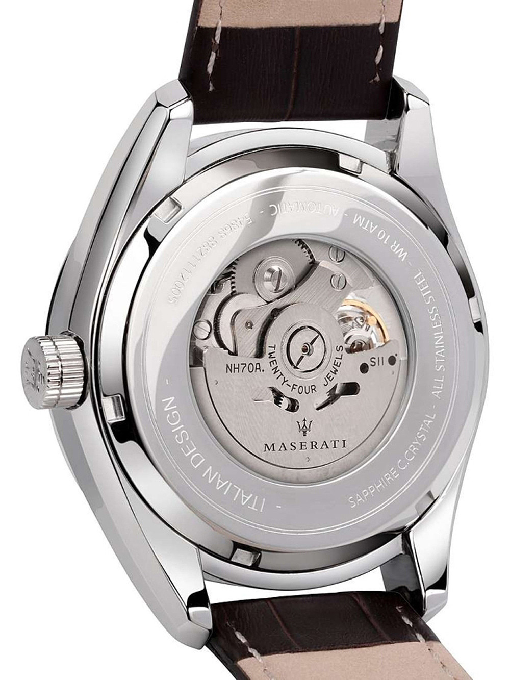 Maserati R8821112005 นาฬิกาผู้ชาย Traguardo Automatic Men's Watch