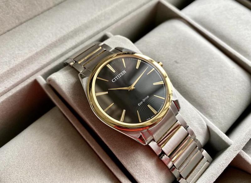 Citizen AR3078-88E นาฬิกาผู้ชาย Stiletto Super Slim Eco-Drive Men's Watch