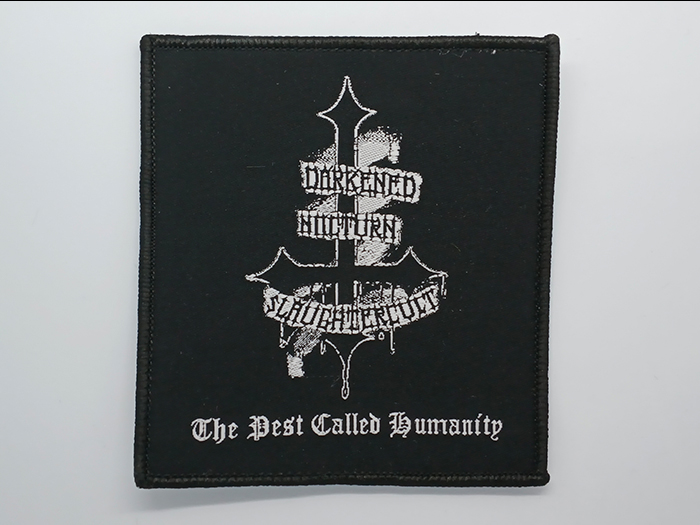 DARKNED NOCTURN SLAUGHTERCULT 'The Pest Called Humanity' Woven Patch
