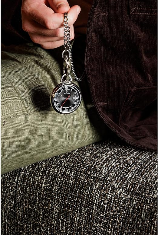 Bulova 96B308 นาฬิกาพก Classic Quartz Pocket Watch