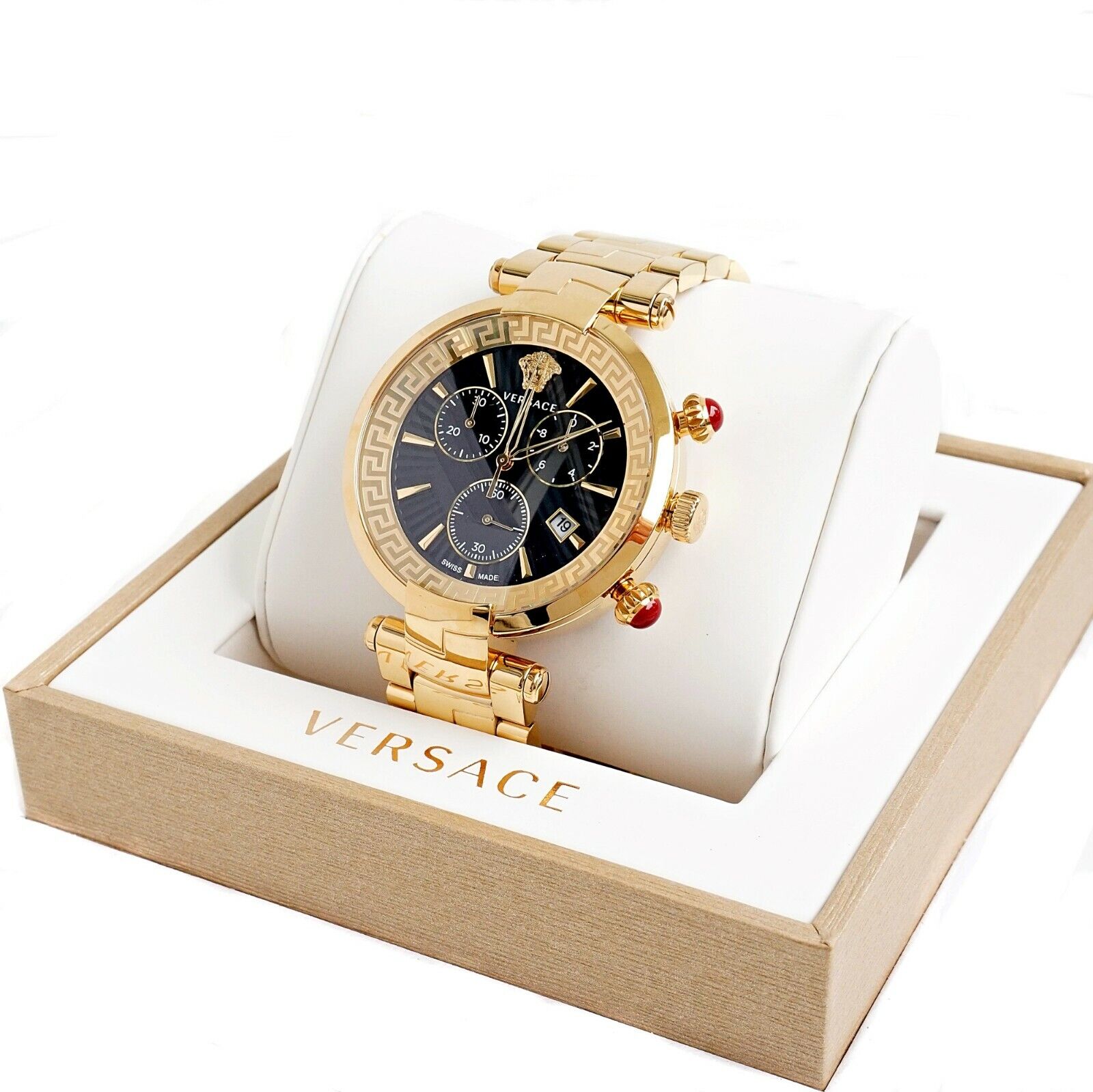 Versace VE2M00621 นาฬิกาผู้หญิง Revive Chrono Quartz Women's Watch