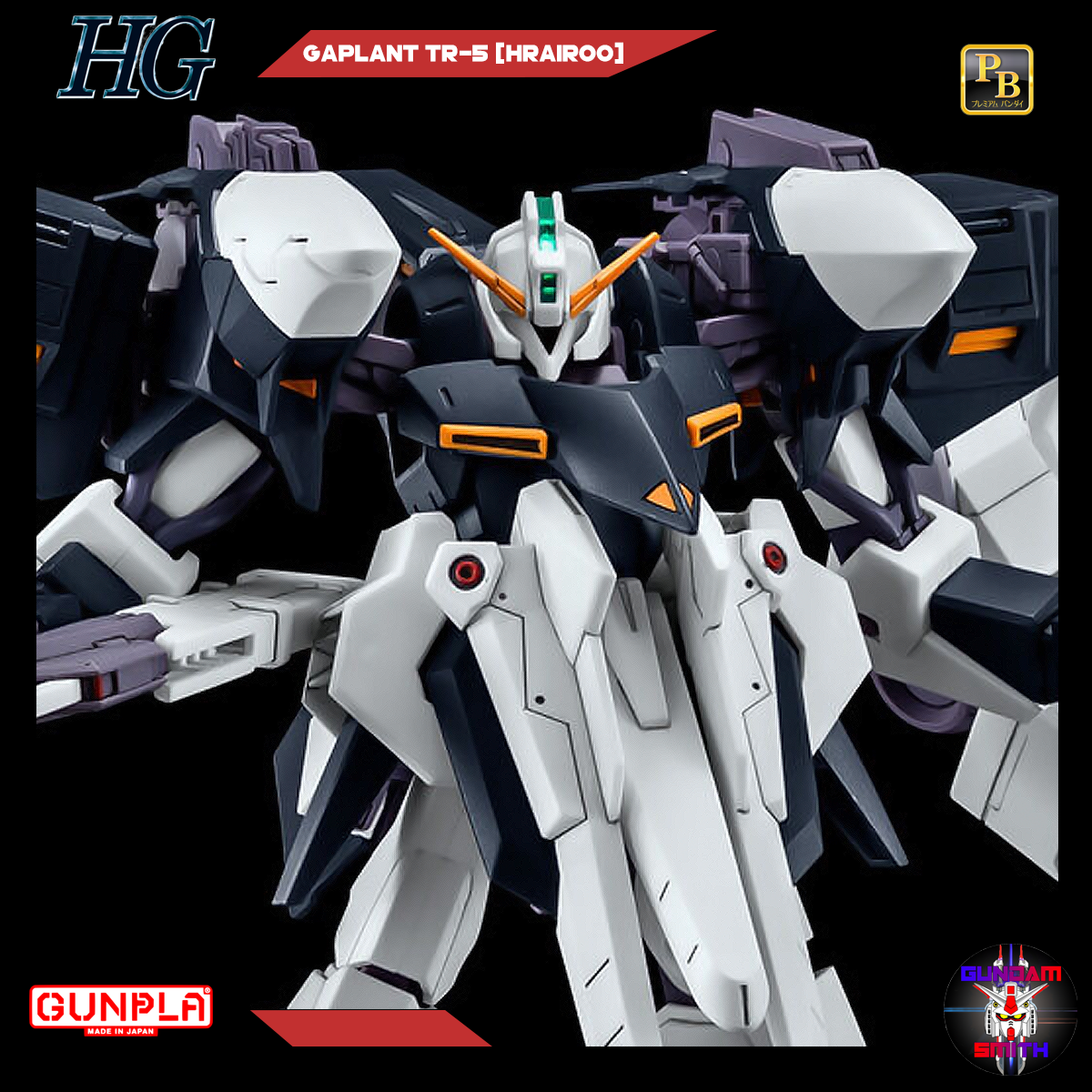 P-BANDAI HG 1/144 GAPLANT TR-5 [HRAIROO] WITH GIGANTIC ARM UNIT (A.O.Z. RE-BOOT Ver.)