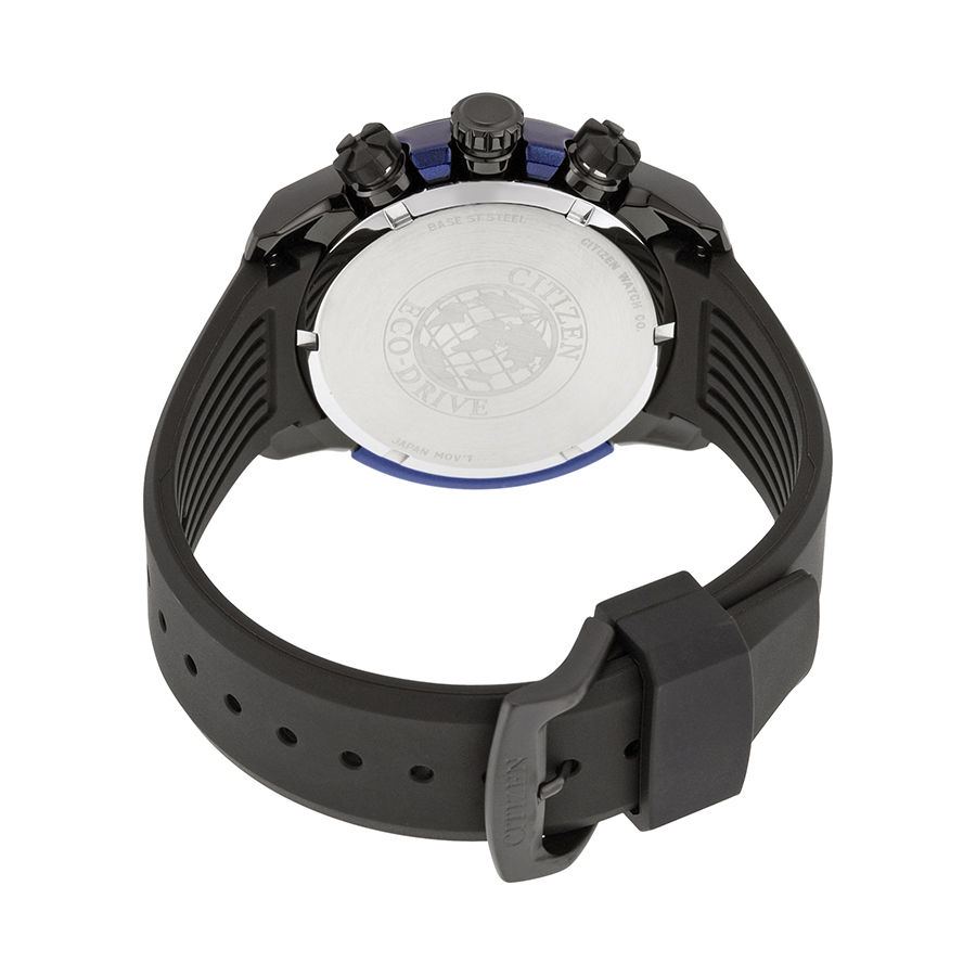 Citizen CA4155-12L นาฬิกาผู้ชาย Eco-Drive Ecosphere Chronograph Blue Dial Men's Watch