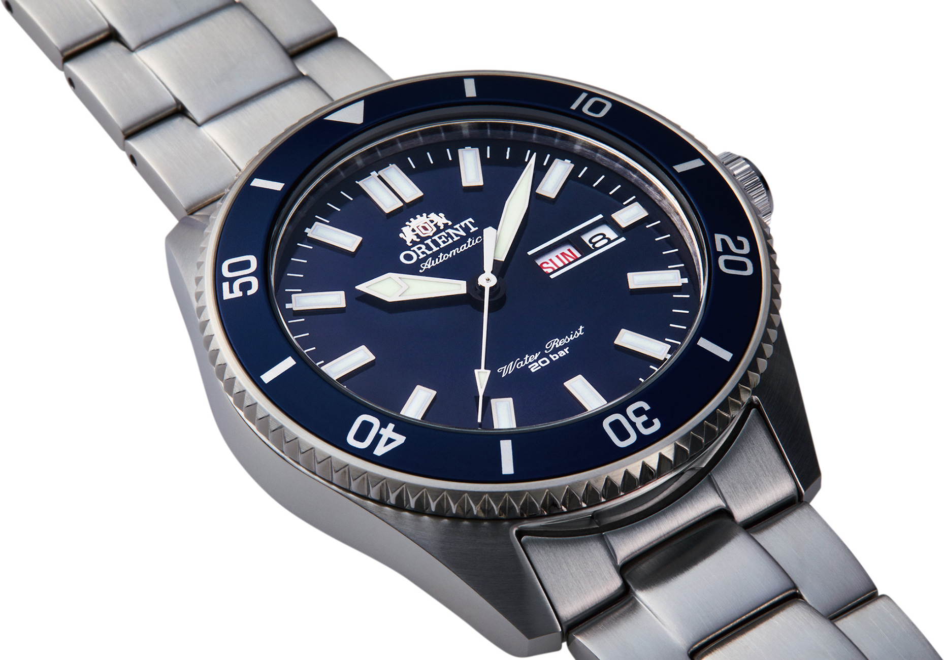 Orient RA-AA0009L19B นาฬิกาผู้ชาย Orient รุ่น RA-AA0009L19B, Mako III Automatic Blue Dial 200M Men's Watch