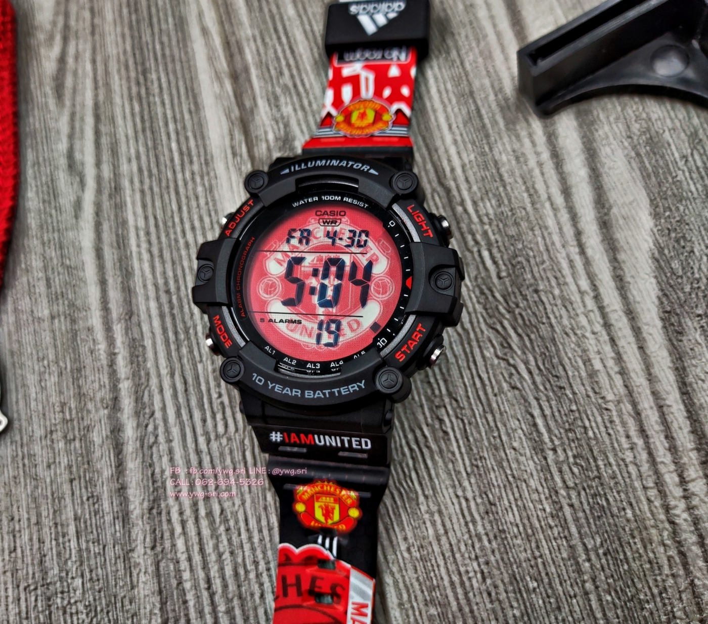 CASIO CUSTOM Man United (AE-1500WH)
