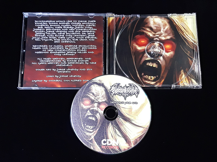 BLOODMESIAH 'Denounce Your God' CD