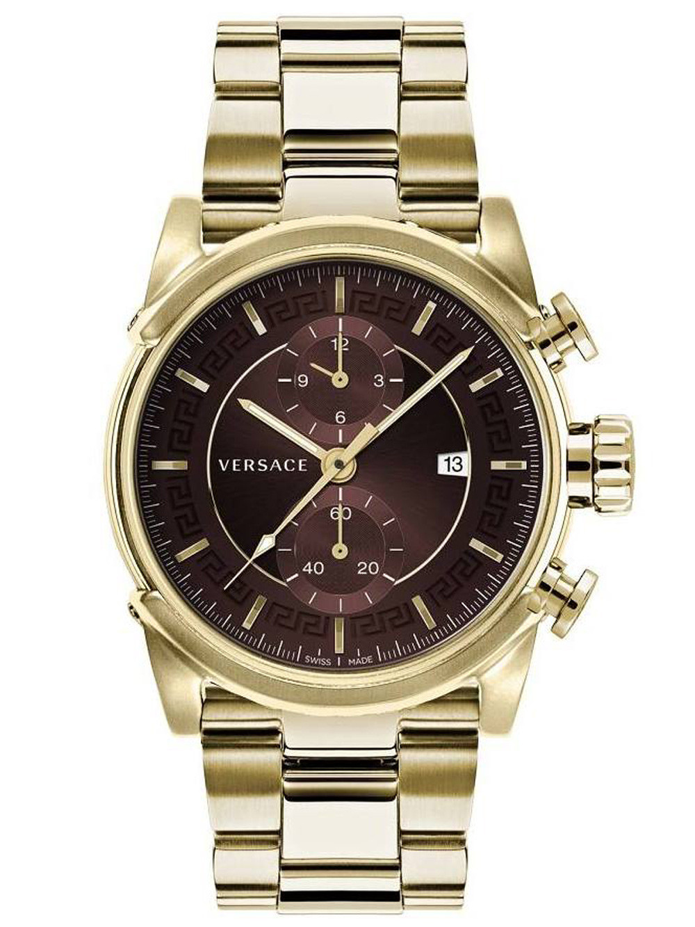 Versace VEV400619 นาฬิกาผู้ชาย Urban Chronograph Quartz Swiss Made Men's Watch