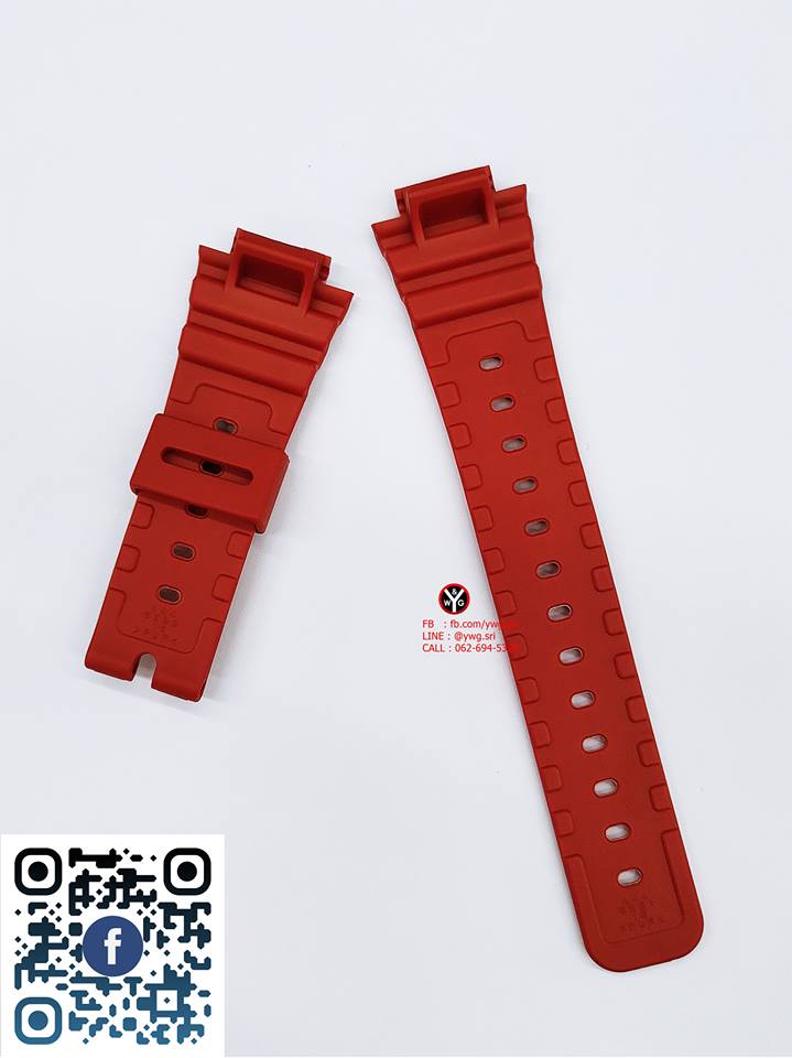 กรอบสาย G-SHOCK สีแดงด้านฟร้อนดำ ใส่ได้รับรุ่น DW-5600