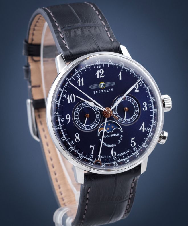 Zeppelin 7036-3 นาฬิกาผู้ชาย LZ 129 Hindenburg Quartz Men's Watch