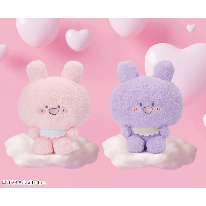 [PRE-ORDER] เซ็ทคู่ 2 ตัว ตุ๊กตา อาซามิมิจัง + อาเนะมิมิจัง 19 cm Asamimi-chan Anemimi-chan นำเข้าจากญี่ปุ่น あさみみちゃん もふぐっとぬいぐるみ～ばぶみみちゃんver.～
