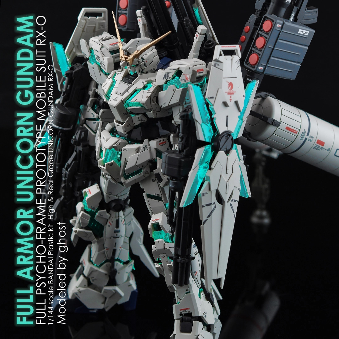 G-REWORK CUSTOM DECAL RG 1/144 FA UNICORN GUNDAM