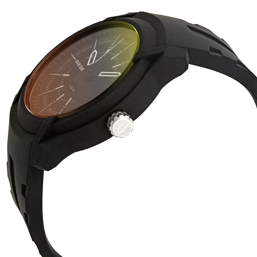 Diesel DZ1819 นาฬิกาผู้ชาย Diesel รุ่น DZ1819, Armbar Silicone Black Dial Men's Watch