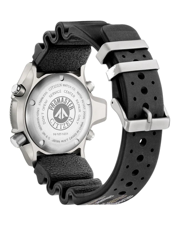Citizen JP2000-08E นาฬิกาข้อมือผู้ชาย Promaster Aqualand Divers 200m Quartz Men's Watch