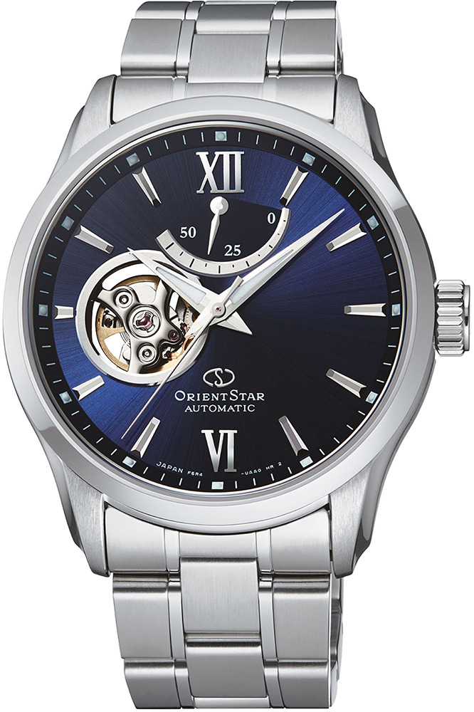 Orient RE-AT0001L00B นาฬิกาผู้ชาย Orient รุ่น RE-AT0001L00B, Orient Star Automatic Open Heart Power Reserve Made in Japan Men's Watch