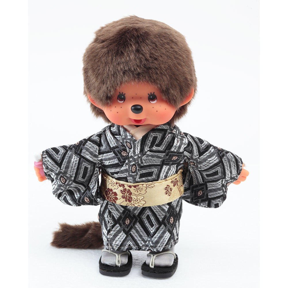 [PRE-ORDER] ตุ๊กตา ม่อนชิชิ กิโมโน Size S ม่อนชิชิคุง Monchhichi 14 x 8 x 21 cm นำเข้าจากญี่ปุ่น オリジナル お着物モンチッチ（男の子）IPM-12-Z