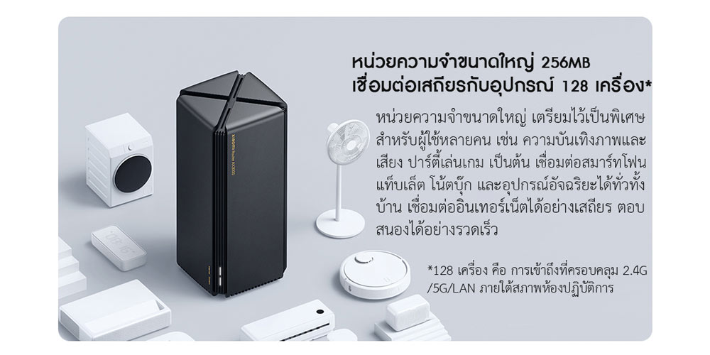 Xiaomi Router AX3000 - เราท์เตอร์เสี่ยวหมี่ รุ่น AX3000