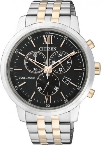 Citizen AT2304-50E นาฬิกาข้อมือผู้ชาย Eco-Drive Chronograph Sapphire Made In Japan Men's Watch