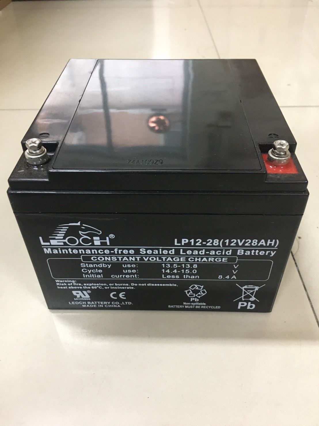 12V 28AH LEOCH ทรงเตี้ย