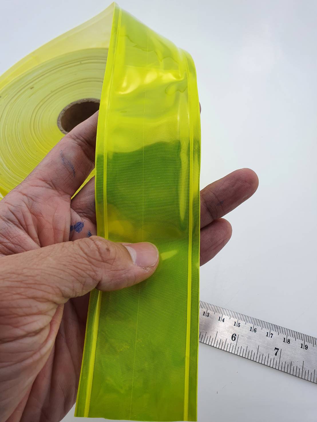 แถบผ้าสะท้อนแสง สีบรอนซ์เงิน สำหรับเย็บติดชุดยูนิฟอร์ม ชุดหมี ชุดทำงาน ชุดเซฟตี้ ชุดกีฬา เสื้อกั๊ก