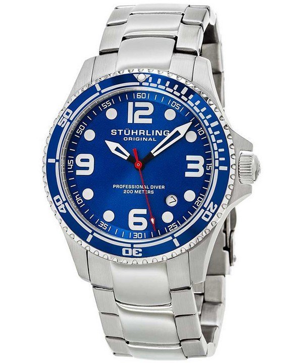 Stuhrling Original 593.332U16 นาฬิกาผู้ชาย Stuhrling Original รุ่น 593.332U16, Aquadiver Grand Regatta Quartz Men's Watch