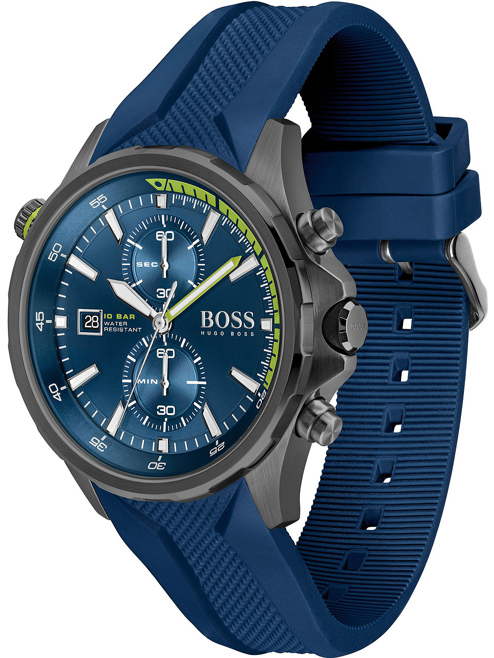 Hugo Boss 1513821 นาฬิกาผู้ชาย Globetrotter chrono Quartz Men's Watch