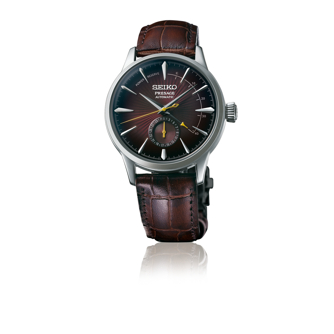 Seiko SARY135 นาฬิกาผู้ชาย Presage Mechanical Automatic Dark Violet Made in Japan Men's Watch