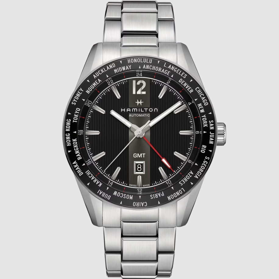 Hamilton H43725131 นาฬิกาผู้ชาย BROADWAY GMT | LIMITED EDITION Men's Watch