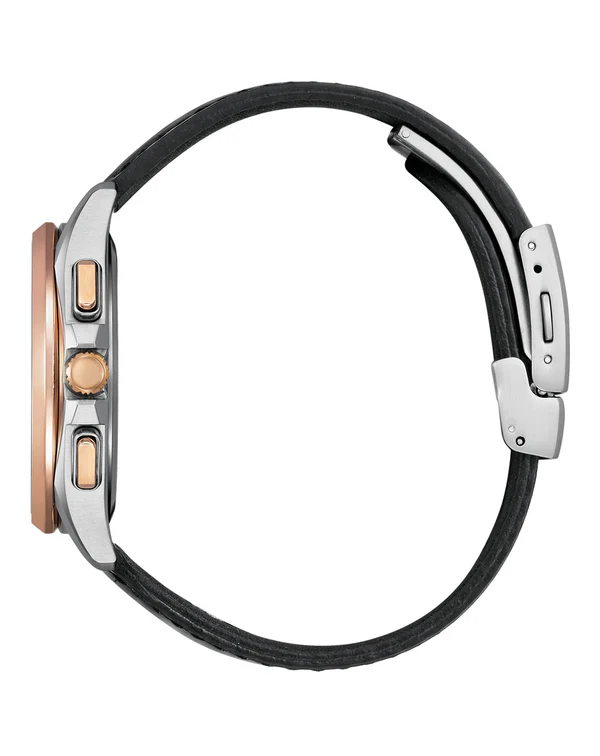 Citizen BY1004-17X นาฬิกาผู้ชาย Eco-Drive Attesa Moon Phase Radio Controlled Men's Watch